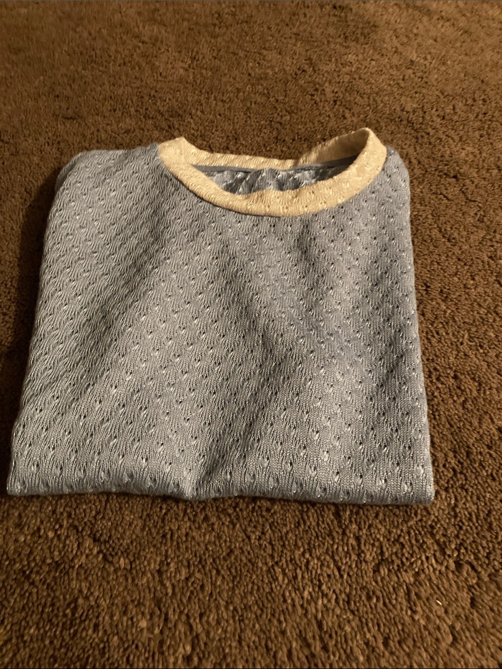 Short sleeved crew neck tee shirt